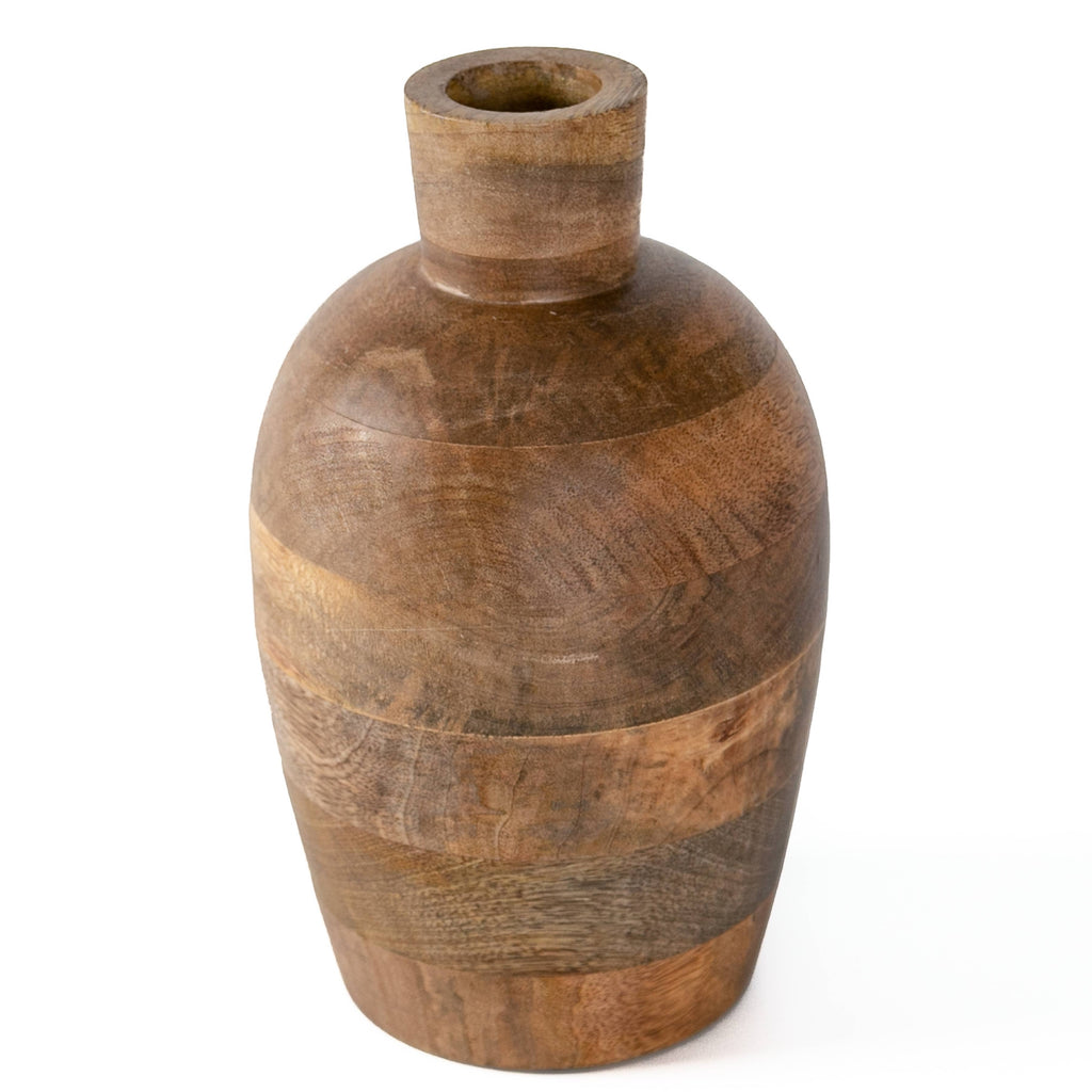 Handcrafted Mango Wood Vase