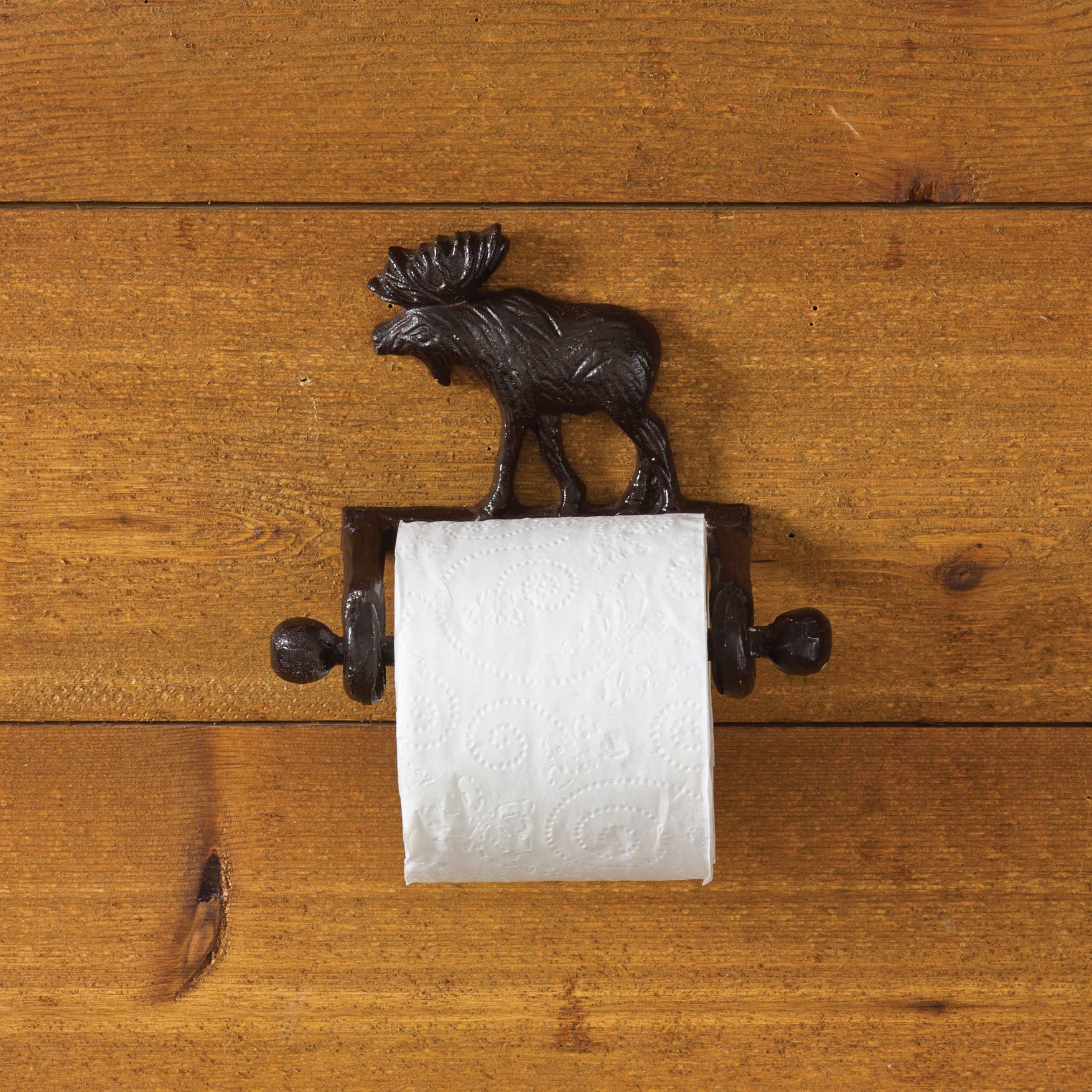 Cast Moose Toilet Paper Holder