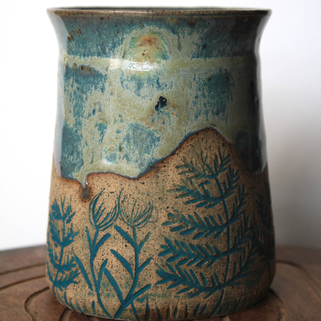 Handcrafted Wildflower Ceramic Mug