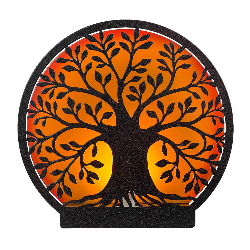 Tree of Life Accent Table Lamp – 8-Inch Decorative Lighting