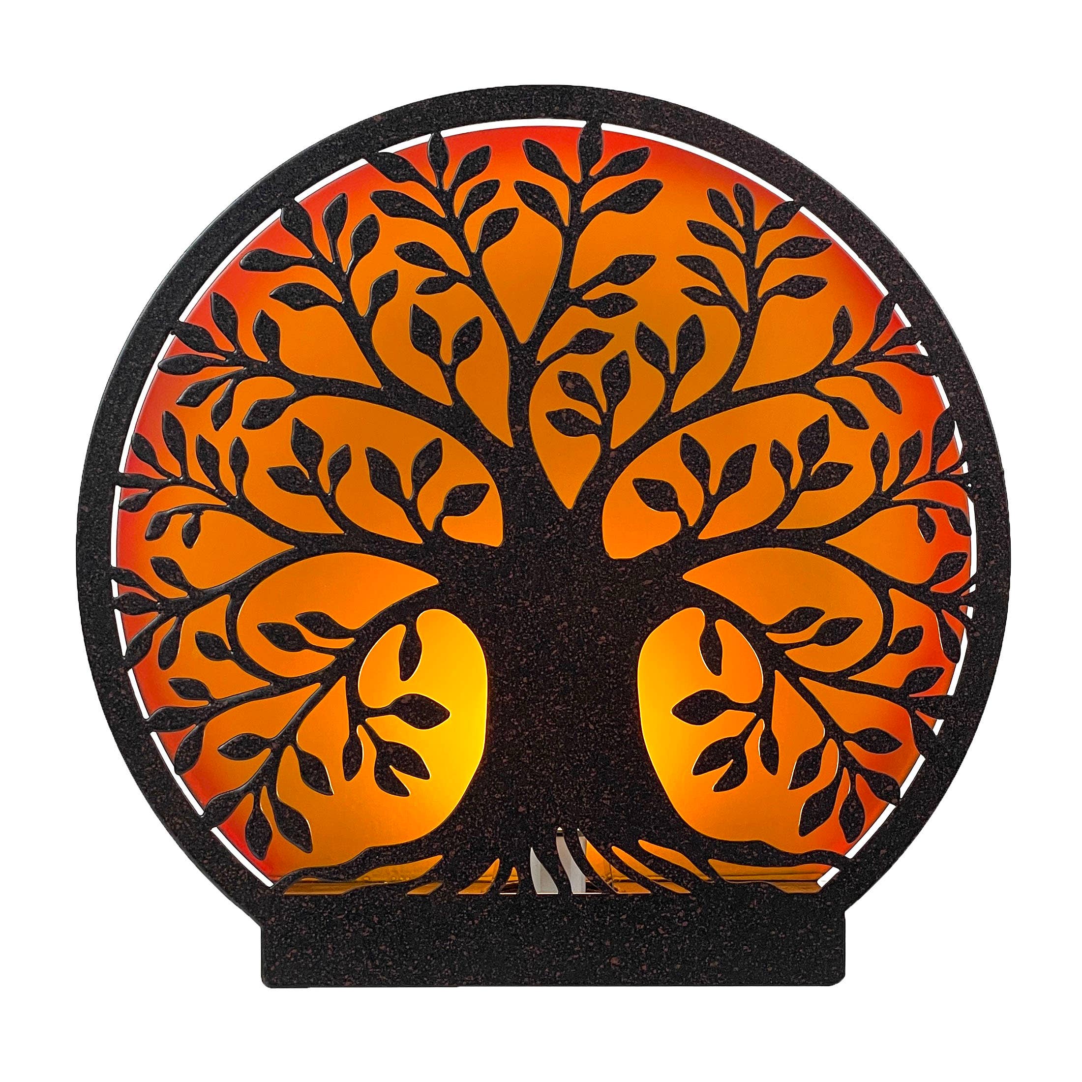Tree of Life Accent Table Lamp – 8-Inch Decorative Lighting