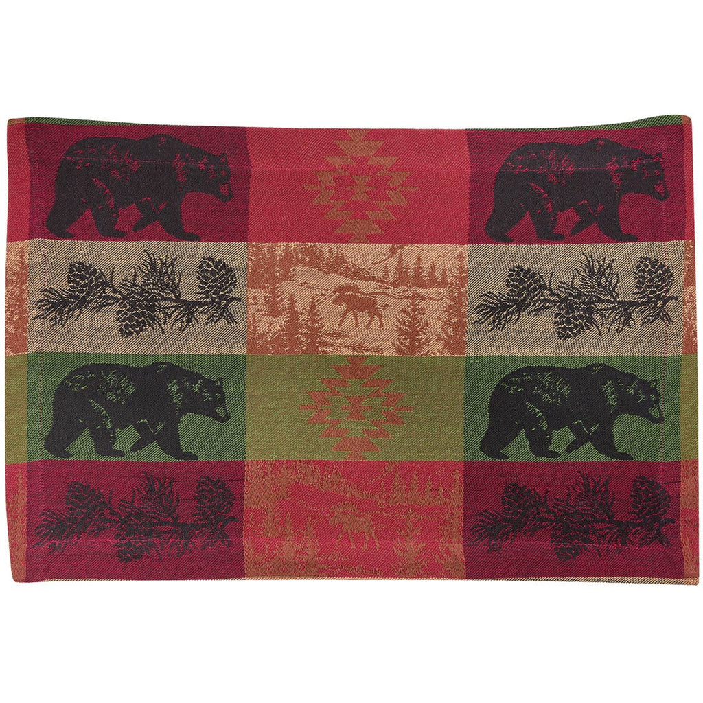 Park Designs - Pinecones And Trees Jacquard Placemat