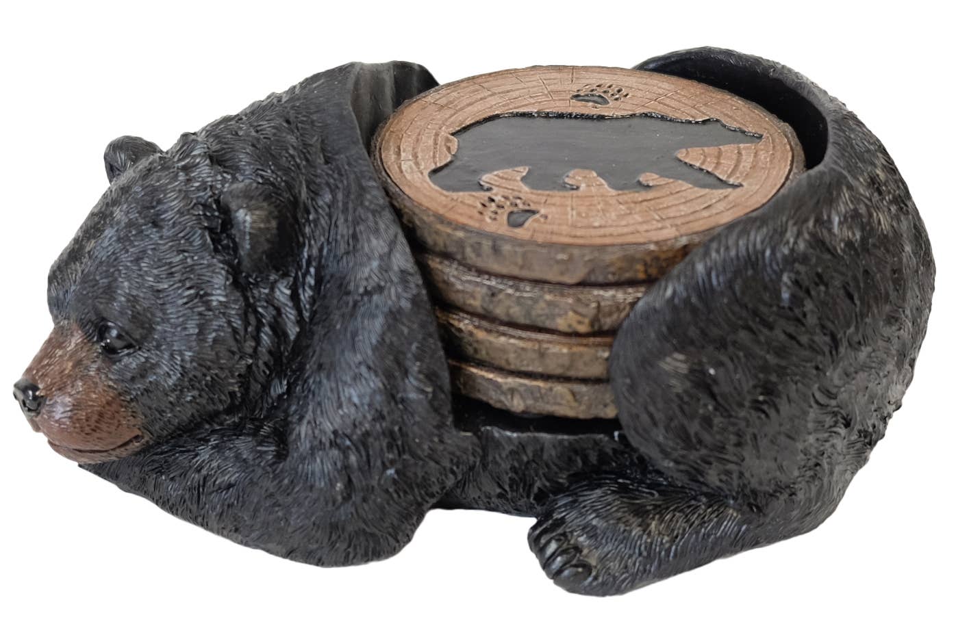 Sleeping Bear Coaster Set with Holder