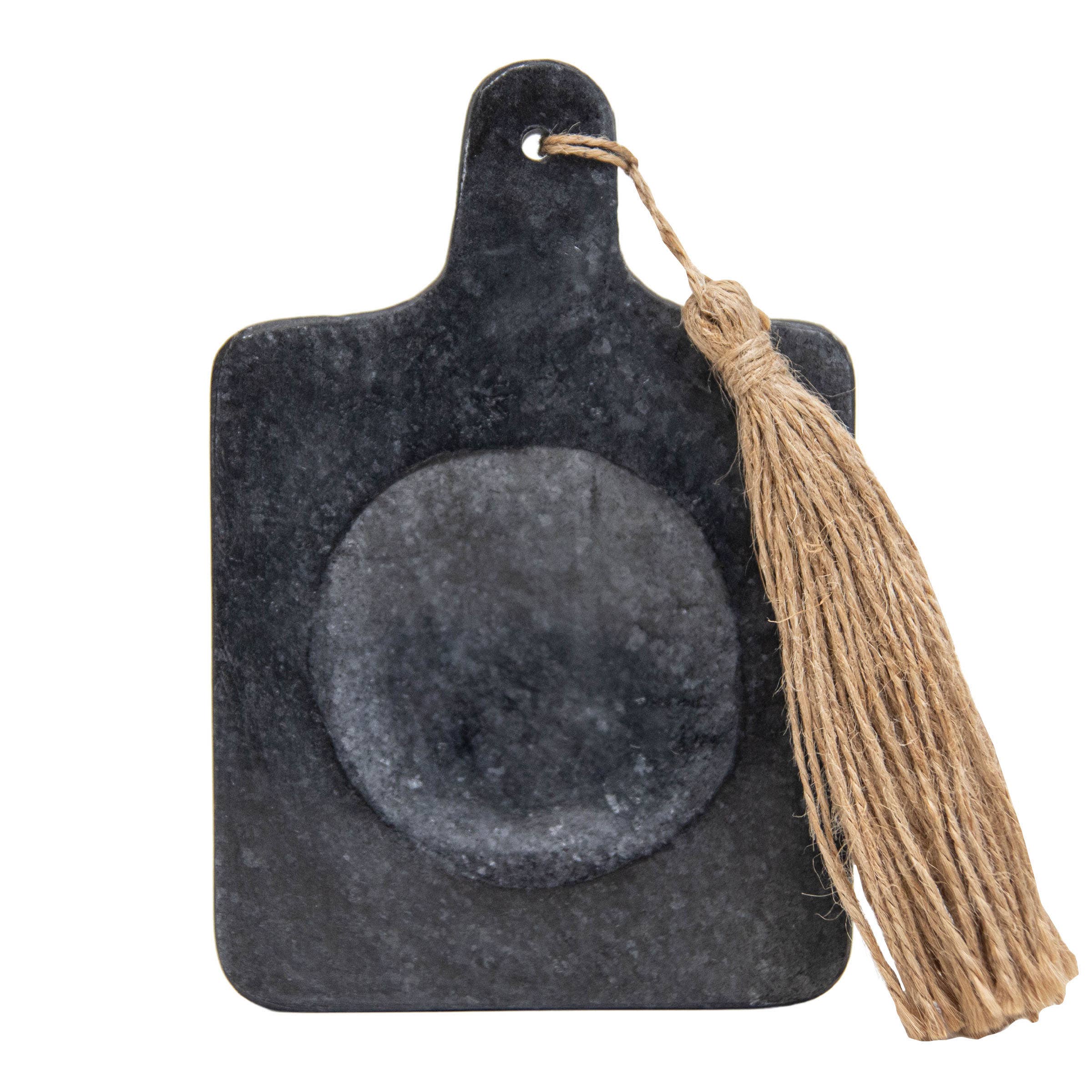 Black Marble Paddle Spoon Rest