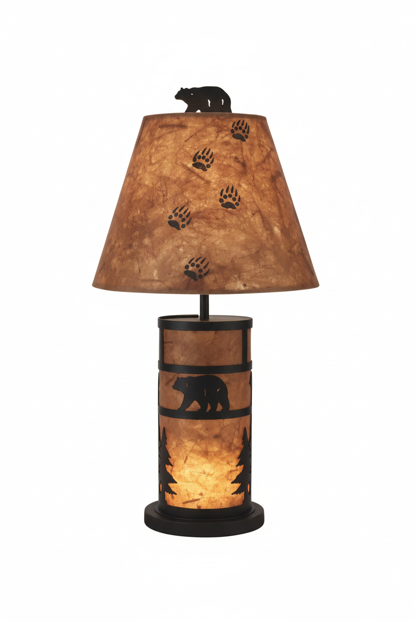 Crystal clear bear lamp product image