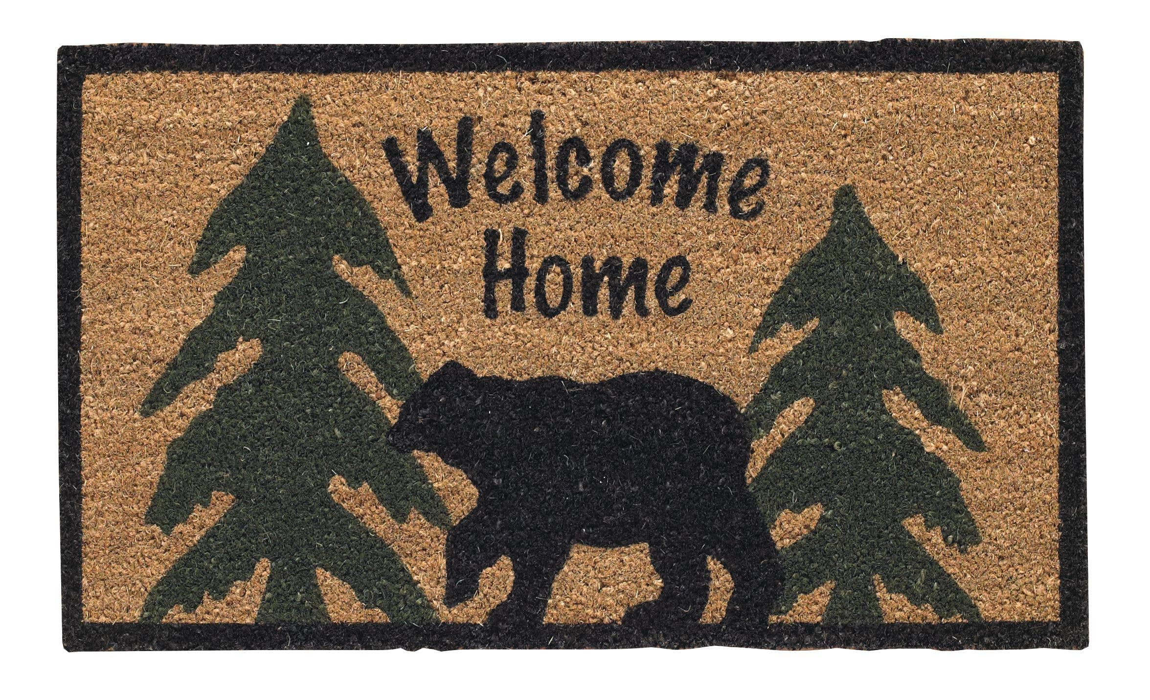 Park Designs - Welcome Home Black Bear Doormat
