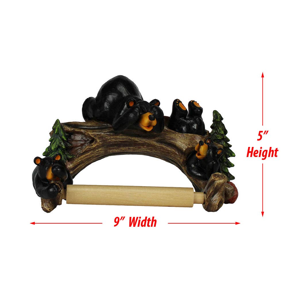 Bear on Branch Toilet Paper Holder