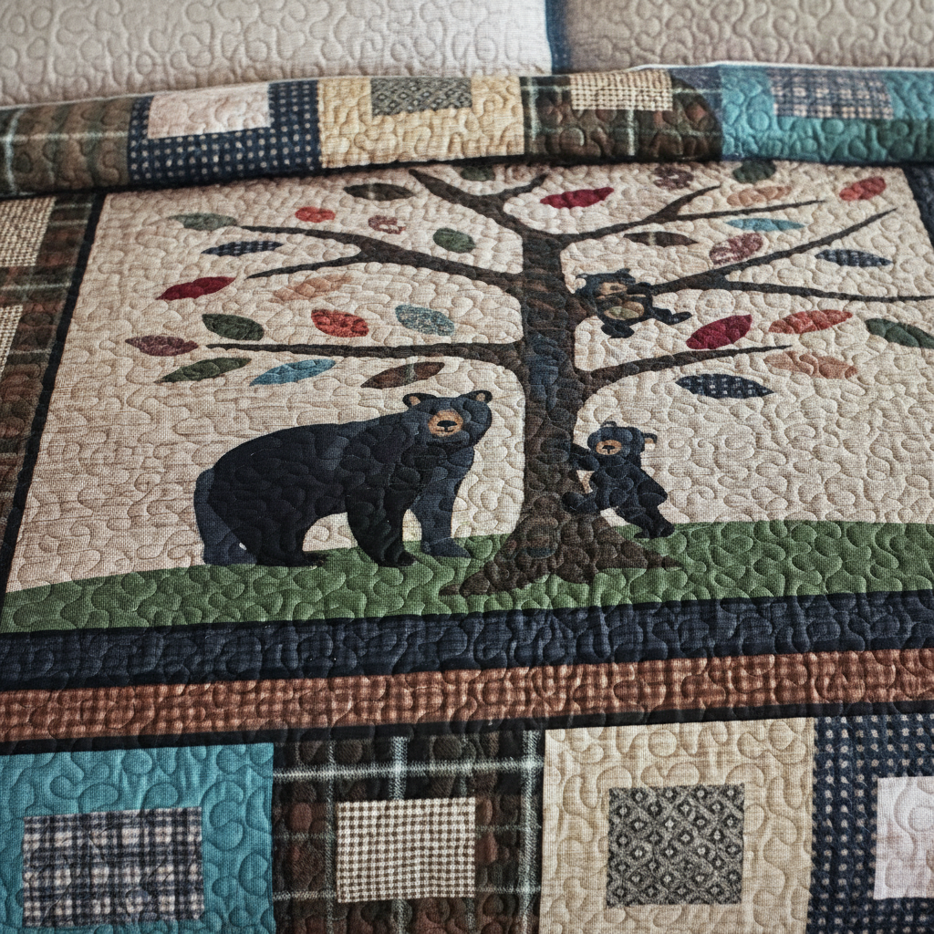 Enhanced quilt detail shot