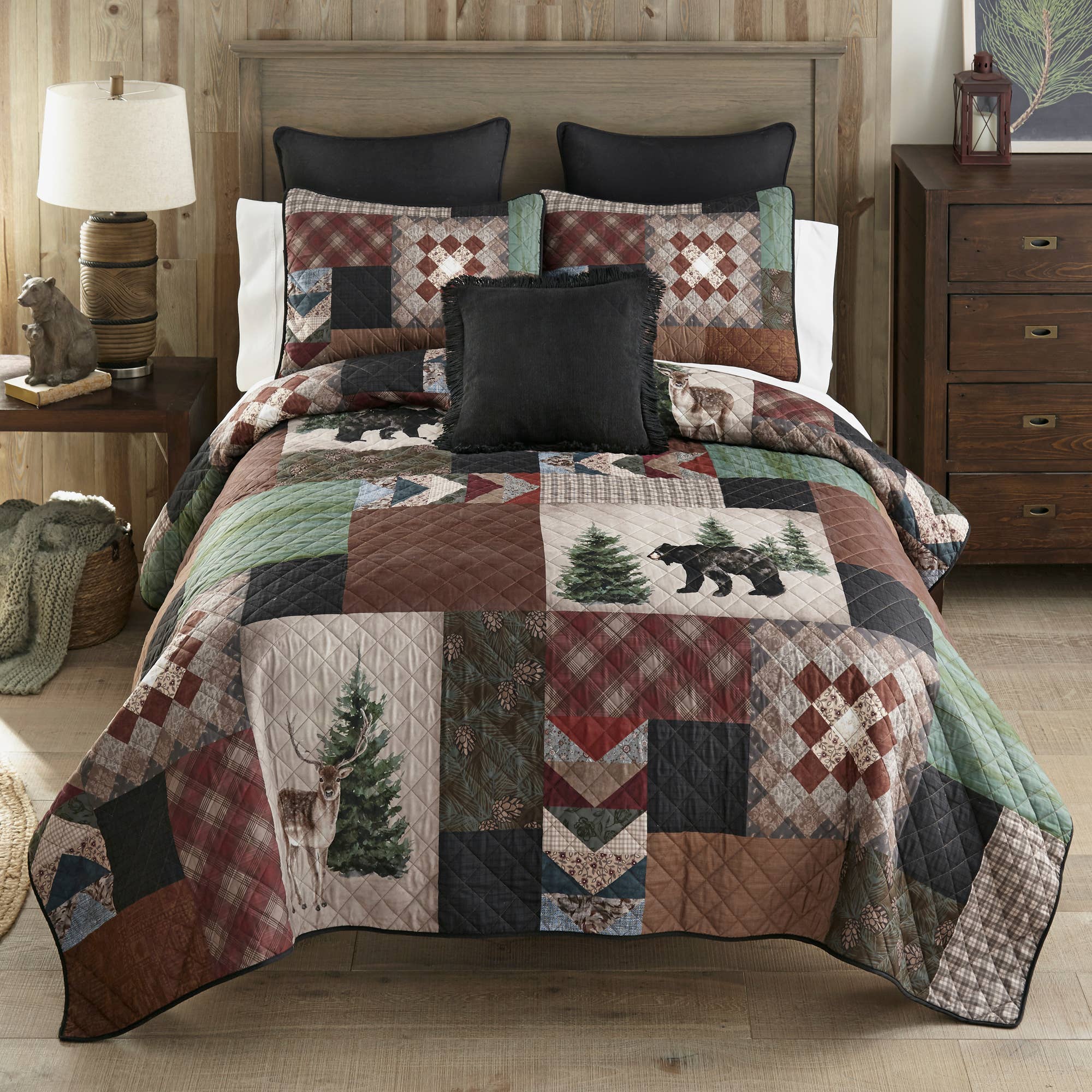 Greenwood Patch Polyester Quilt Collection