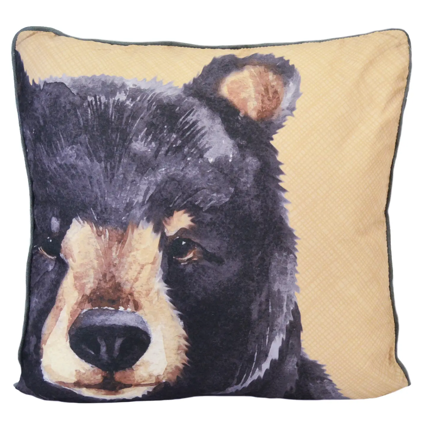 Bear Face Decorative Pillow