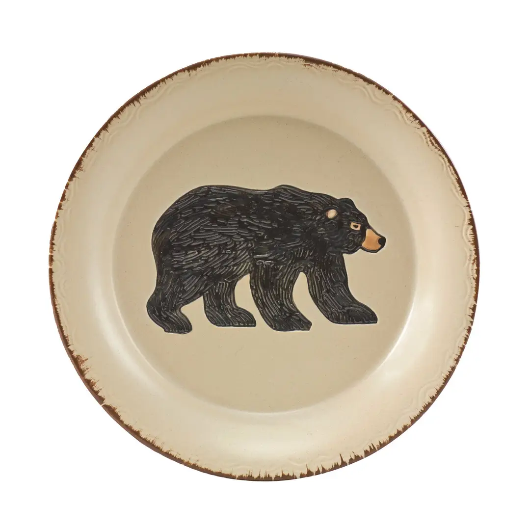 Pine Forest Collection Salad Plate - Bear