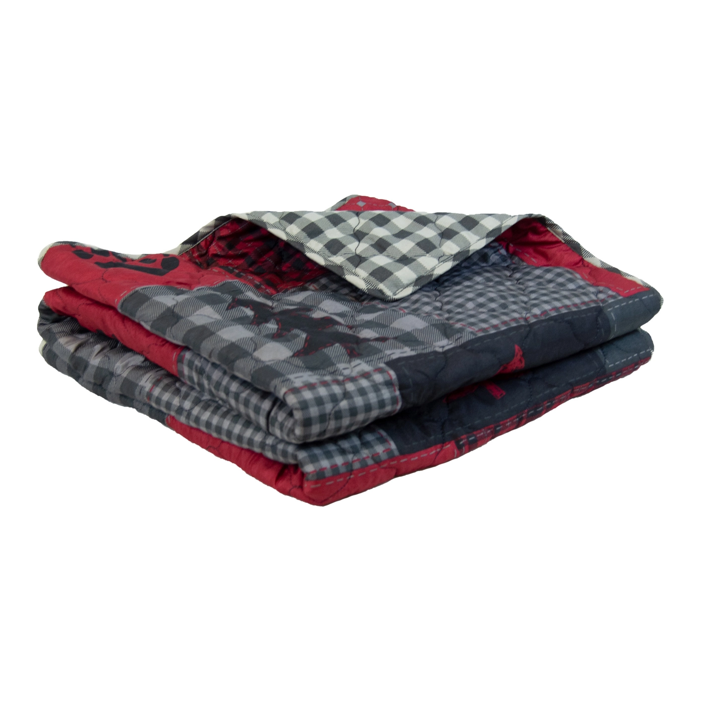 Red Forest Polyester Throw