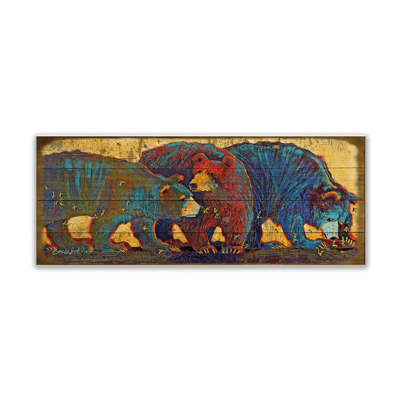 Trio of Bear Artwork