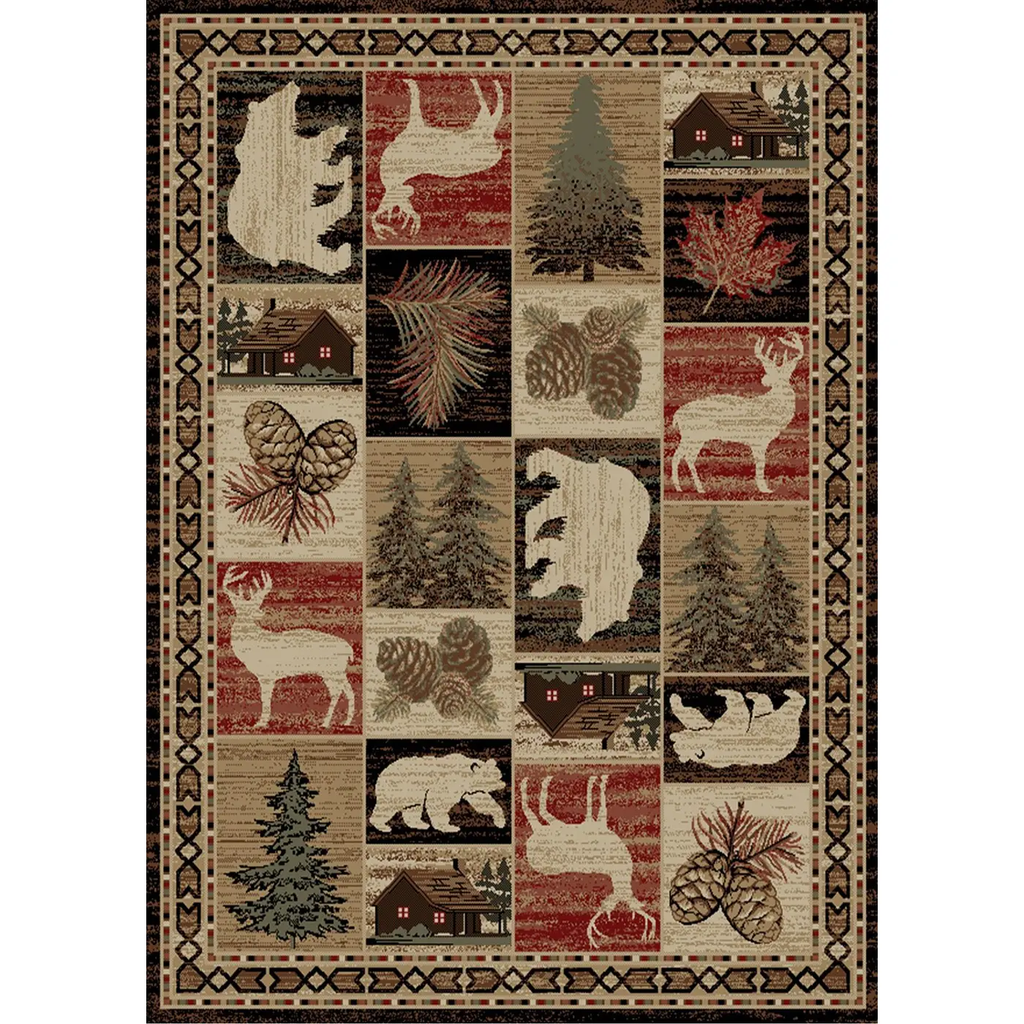 Hearthside Hillside Bluff Lodge Area Rug - 2'3" x 3'3"
