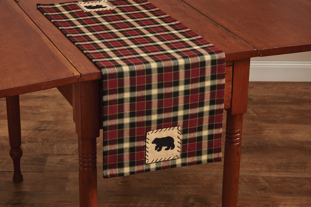 Concord Black Bear Table Runner - 36"L