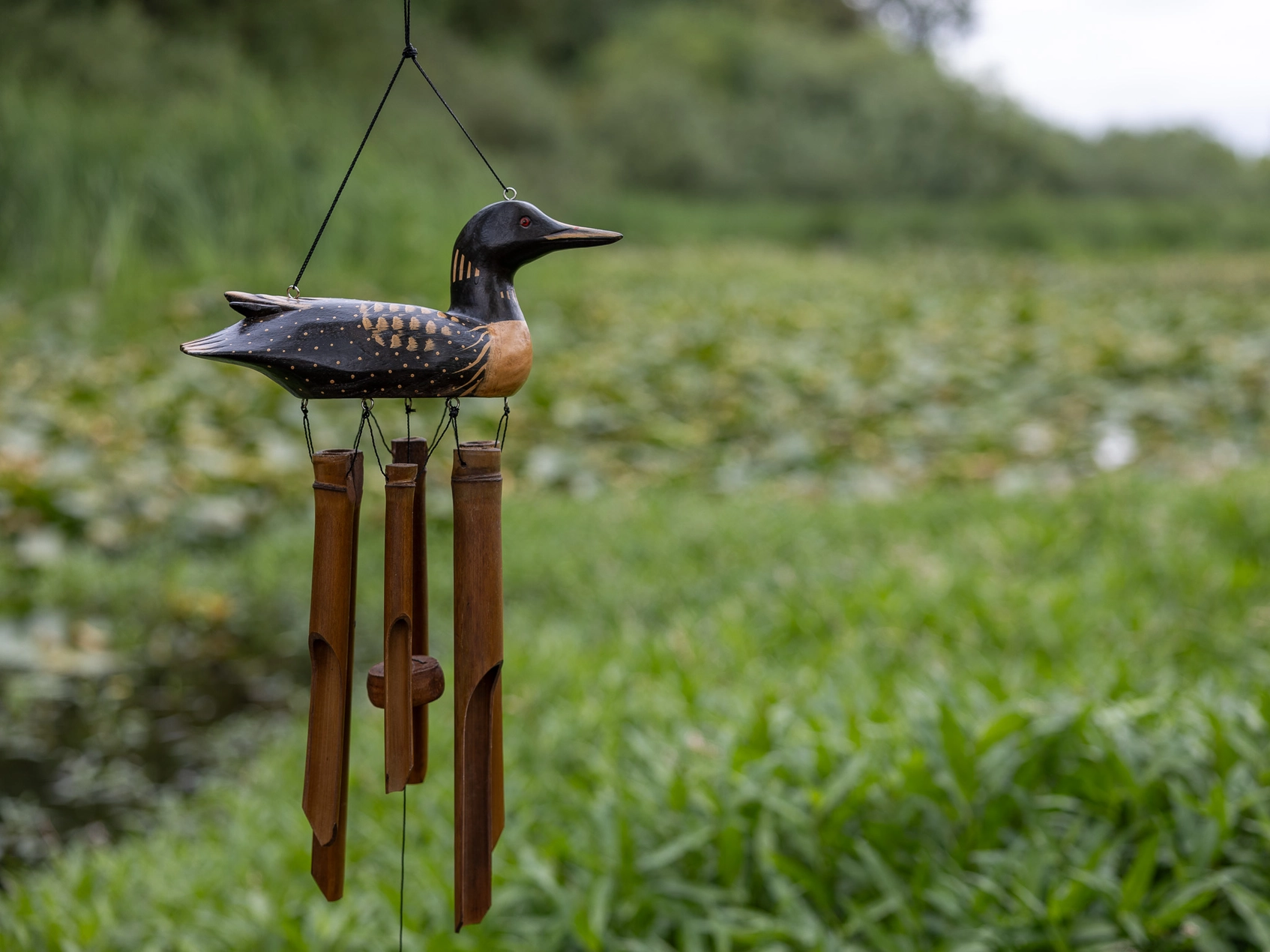 Loon Bamboo Wind Chime