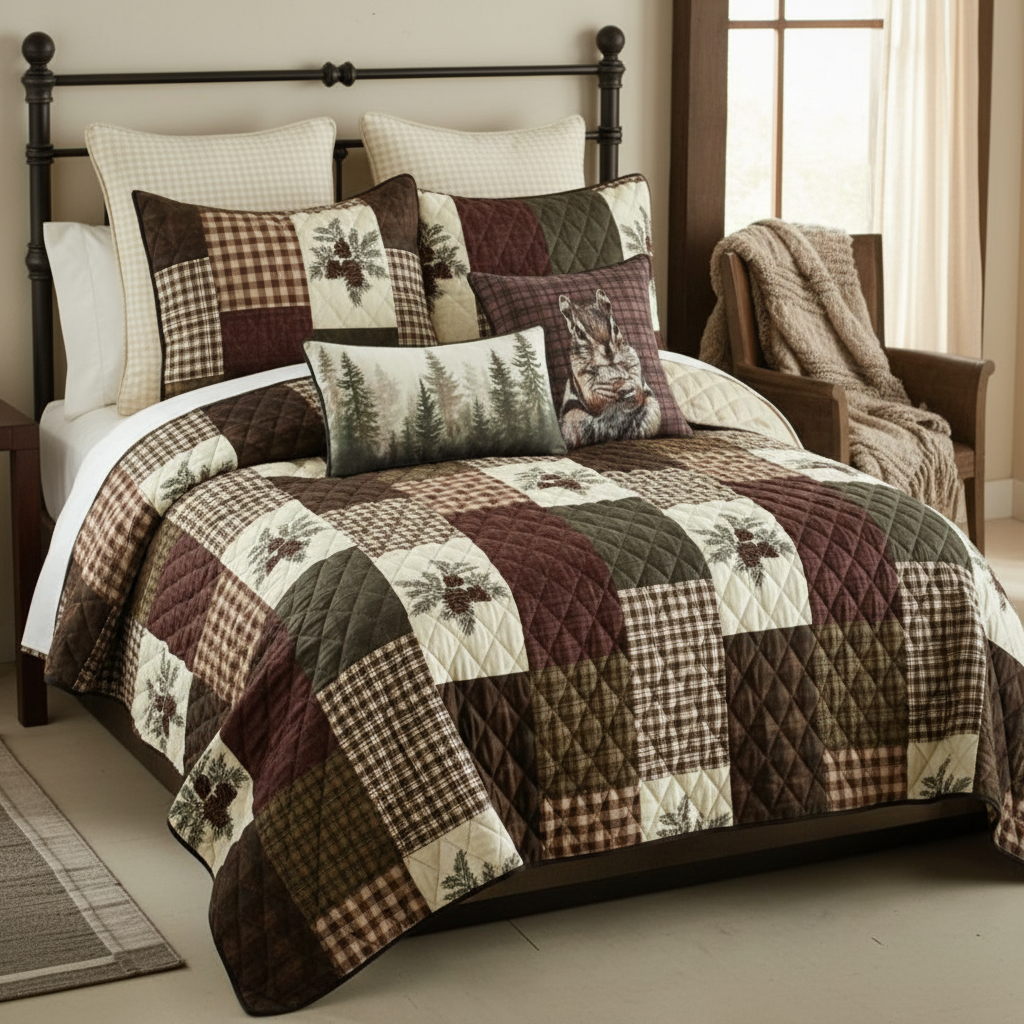 Rustic Cabin Bedding Lifestyle