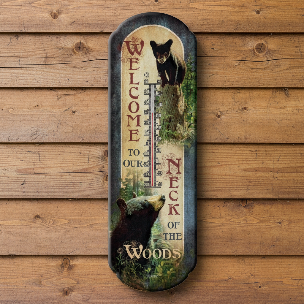 Thermometer on Cabin Wall